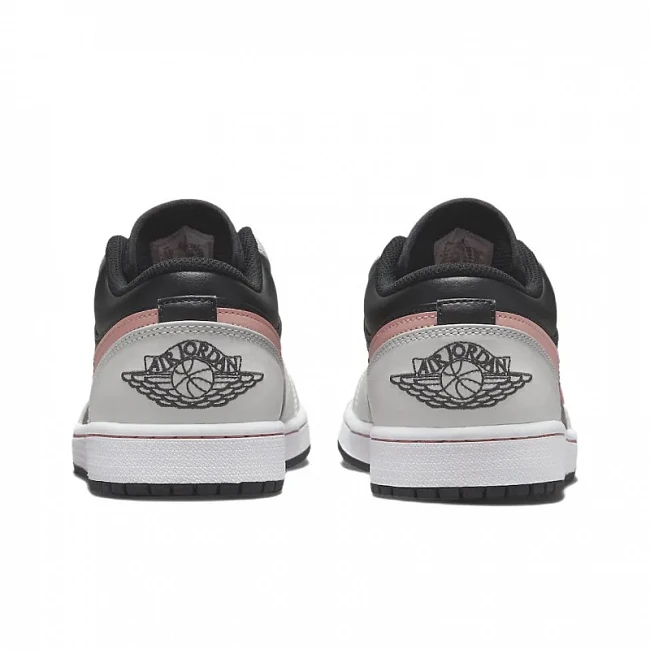 картинка Nike Air Jordan 1 Low "Black Grey Pink" магазин Одежда+ являющийся официальным дистрибьютором в России 