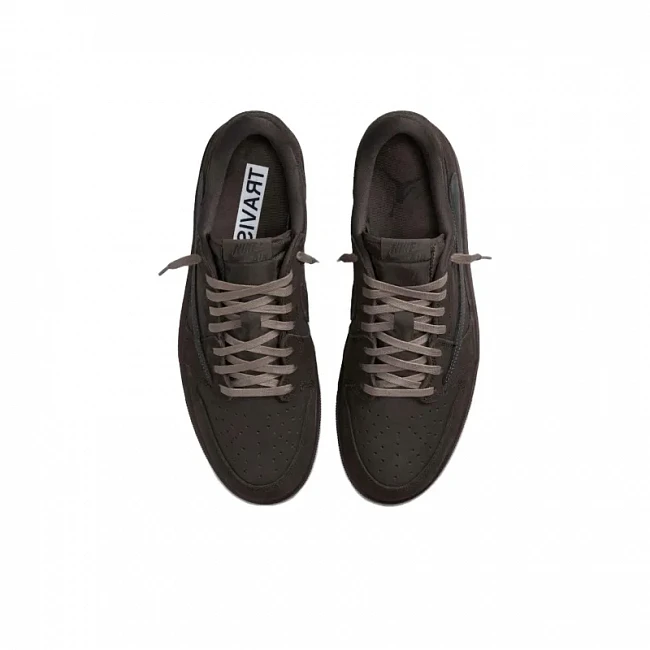 картинка Travis Scott X Air Jordan 1 Low OG 'Velvet Brown' магазин Одежда+ являющийся официальным дистрибьютором в России 