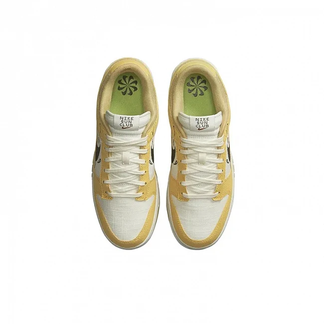 картинка Nike Dunk Low Retro "Sun Club Wheat Grass Orange" магазин Одежда+ являющийся официальным дистрибьютором в России 