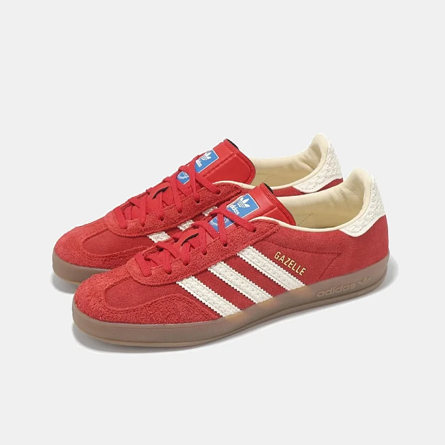 картинка Adidas Gazelle Red Cloud White магазин Одежда+ являющийся официальным дистрибьютором в России 