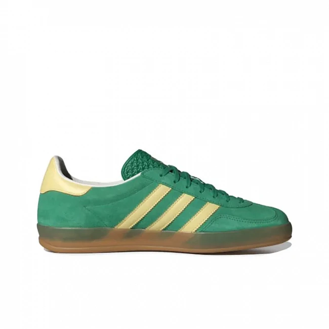 картинка Adidas Gazelle Indoor "Semi Court Green" магазин Одежда+ являющийся официальным дистрибьютором в России 