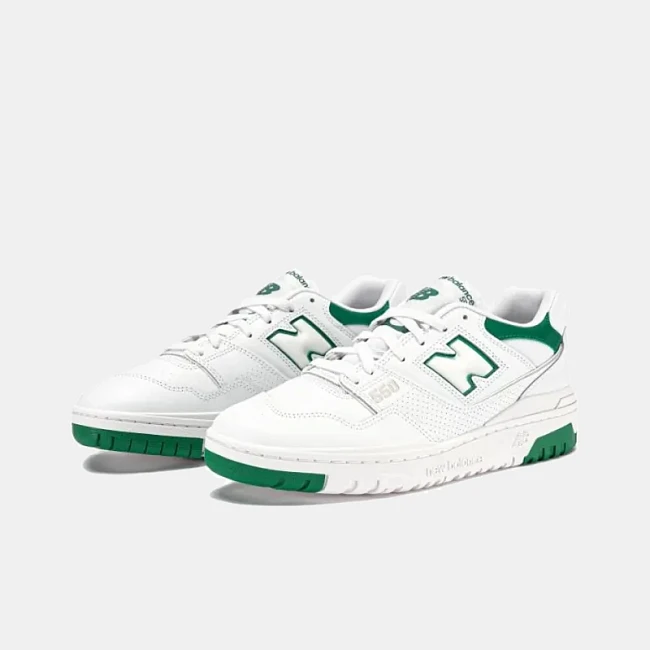 картинка New Balance 550 "Green White" магазин Одежда+ являющийся официальным дистрибьютором в России 