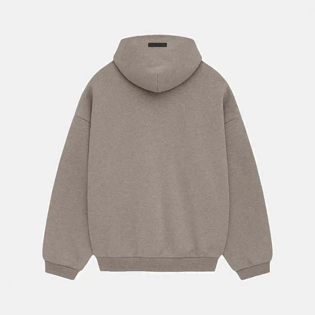 картинка Fear of God Essentials Fleece Hoodie Heather Grey магазин Одежда+ являющийся официальным дистрибьютором в России 