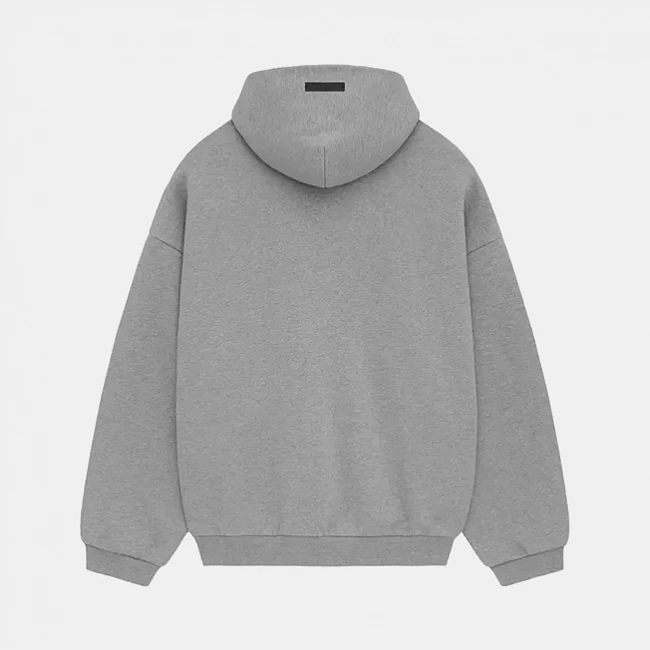 картинка Худи Fear of God Essentials Fleece Hoodie Dark Heather магазин Одежда+ являющийся официальным дистрибьютором в России 