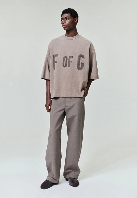 Fear of God F of G Tee Dune Pearl