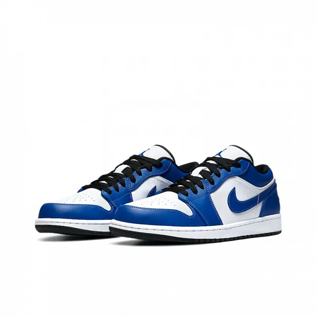 картинка Nike Air Jordan 1 Low "Game Royal" магазин Одежда+ являющийся официальным дистрибьютором в России 
