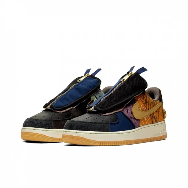 картинка Nike Air Force 1 Low Travis Scott Cactus Jack магазин Одежда+ являющийся официальным дистрибьютором в России 