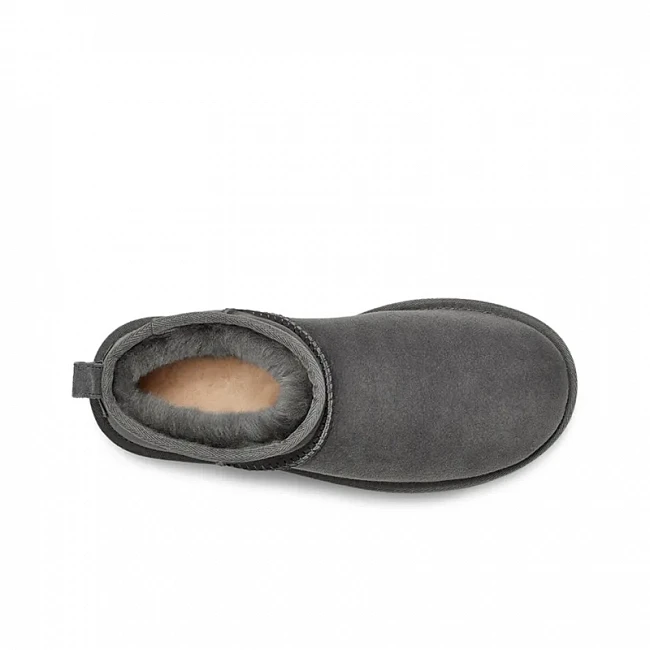 картинка UGG Classic Ultra Mini Grey магазин Одежда+ являющийся официальным дистрибьютором в России 