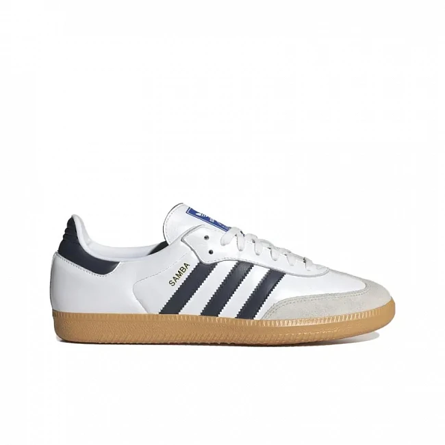 картинка Adidas Samba Og White Night Indigo Gum магазин Одежда+ являющийся официальным дистрибьютором в России 