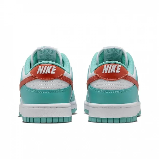 картинка Nike Dunk Low "Miami Dolphins" магазин Одежда+ являющийся официальным дистрибьютором в России 