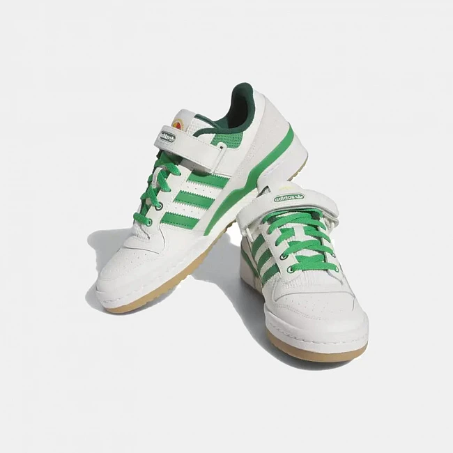 картинка Adidas Forum 84 low Crew Green магазин Одежда+ являющийся официальным дистрибьютором в России 