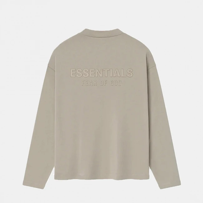 Fear of God ESSENTIALS Classic Long Sleeve Tee Timber