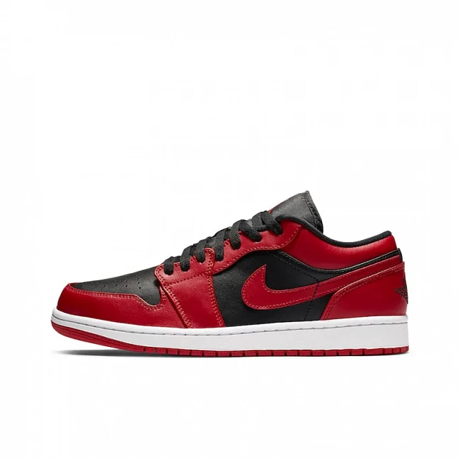 картинка Nike Air Jordan 1 Low Reverse Bred магазин Одежда+ являющийся официальным дистрибьютором в России 