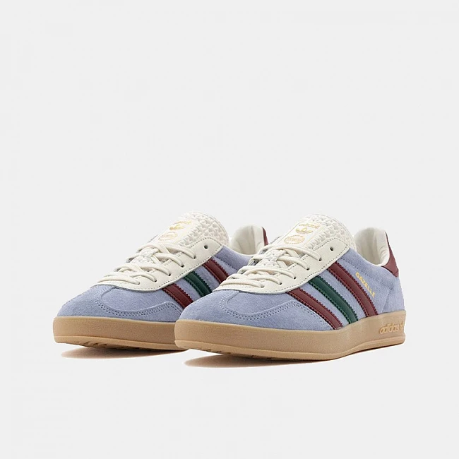 картинка Adidas Gazelle Indoor Blue Dawn магазин Одежда+ являющийся официальным дистрибьютором в России 