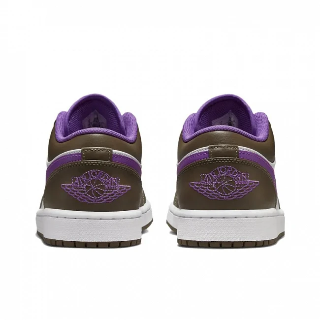 картинка Nike Air Jordan 1 Low Purple Mocha магазин Одежда+ являющийся официальным дистрибьютором в России 