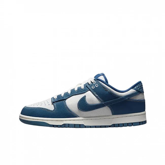 картинка Nike Dunk Low "Industrial Blue Sashiko" магазин Одежда+ являющийся официальным дистрибьютором в России 