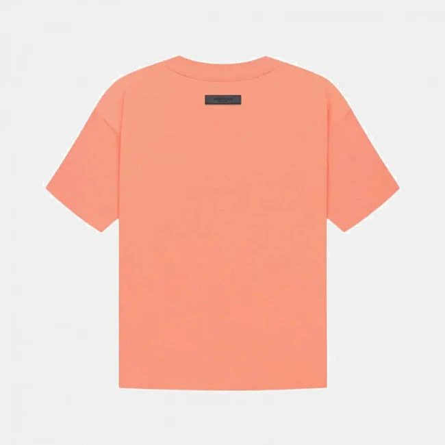 картинка Fear of God Essentials T-shirt Coral магазин Одежда+ являющийся официальным дистрибьютором в России 