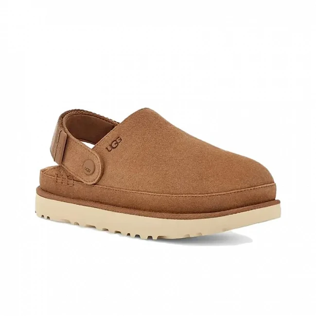 картинка UGG Goldenstar Clog Chestnut магазин Одежда+ являющийся официальным дистрибьютором в России 