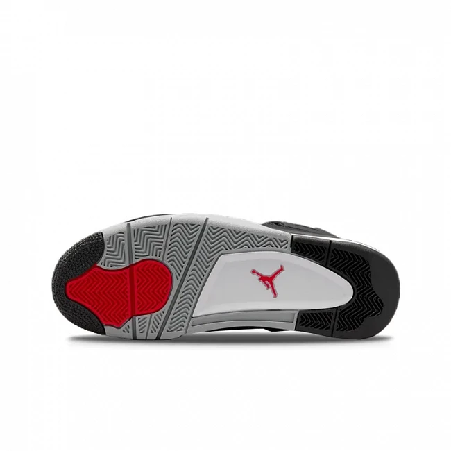 картинка Nike Air Jordan 4 "Black Canvas" магазин Одежда+ являющийся официальным дистрибьютором в России 