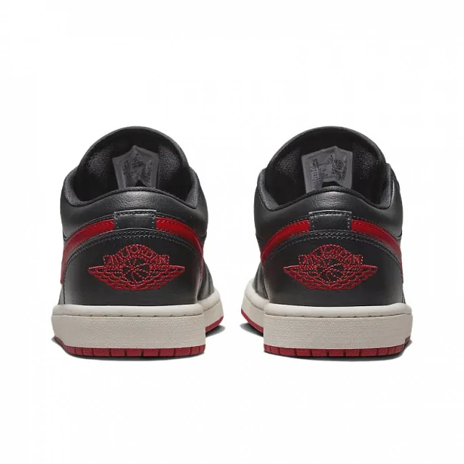 картинка Nike Air Jordan 1 Low Bred Sail магазин Одежда+ являющийся официальным дистрибьютором в России 