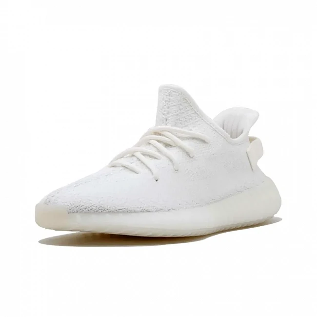 картинка Adidas Yeezy Boost 350 V2 "Cream Triple White" магазин Одежда+ являющийся официальным дистрибьютором в России 