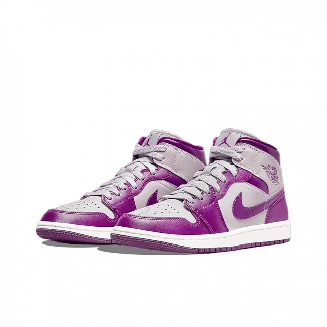 картинка Nike Air Jordan 1 Mid "Magneta" магазин Одежда+ являющийся официальным дистрибьютором в России 