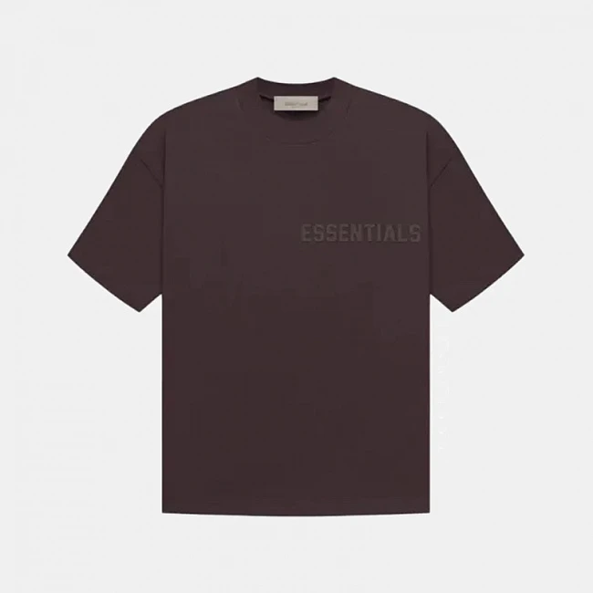 картинка Футболка Fear of God Essentials Plum Purple магазин Одежда+ являющийся официальным дистрибьютором в России 
