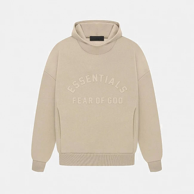 картинка Fear Of God Essentials Nylon Fleece Hoodie магазин Одежда+ являющийся официальным дистрибьютором в России 