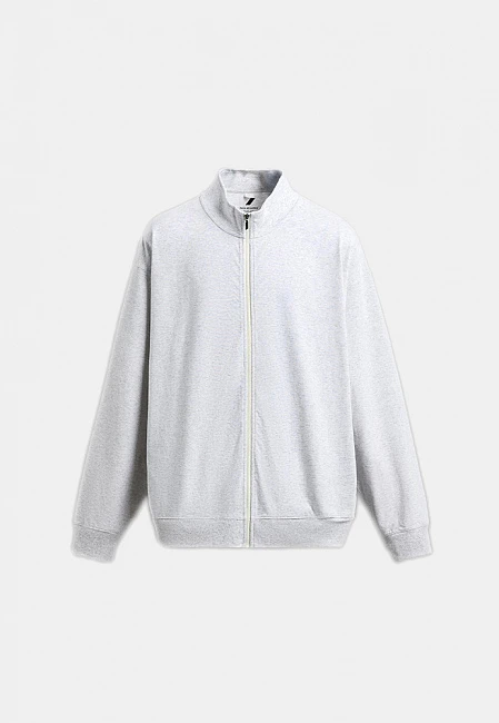 Zara Relaxed Fit Sweatshirt Grey Marl