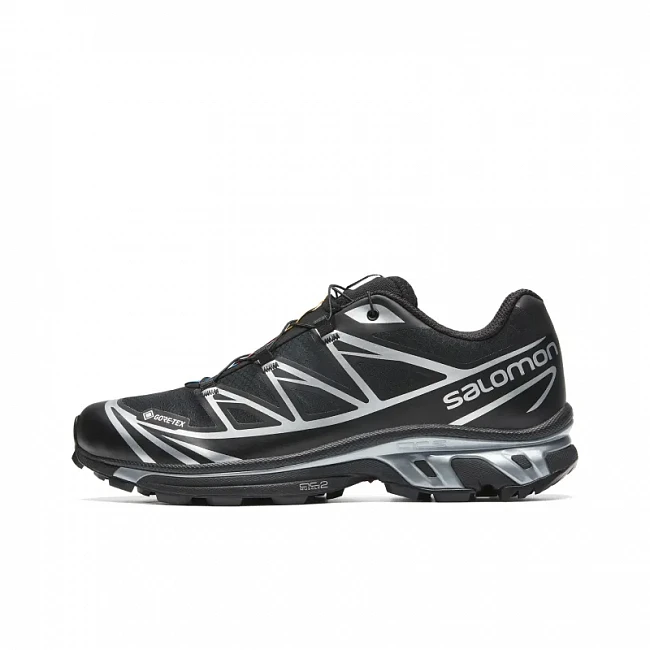 картинка SALOMON XT 6 Gore Tex 'Black Silver' магазин Одежда+ являющийся официальным дистрибьютором в России 