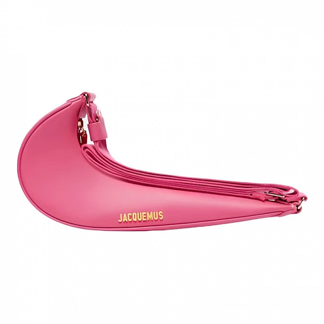 картинка Jacquemus x Nike Le Sac Swoosh Small Dark Pink магазин Одежда+ являющийся официальным дистрибьютором в России 