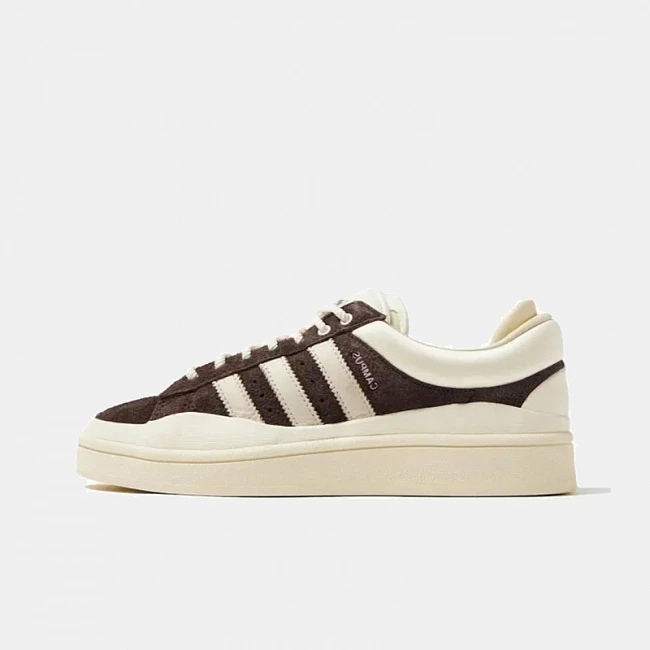 картинка Adidas Bad Bunny x Campus Deep Brown магазин Одежда+ являющийся официальным дистрибьютором в России 