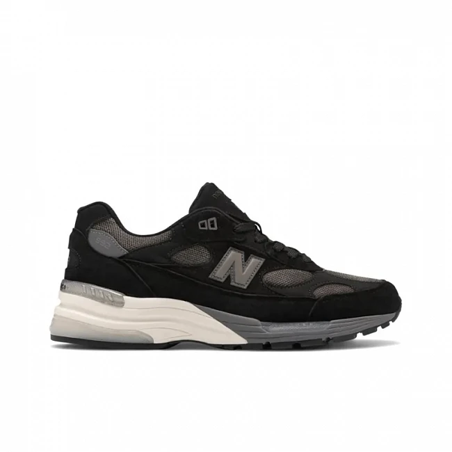 картинка New Balance 992 Black Grey MiUSA магазин Одежда+ являющийся официальным дистрибьютором в России 