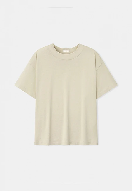 Fear of God Cotton Rayon Tee Dirty Ivory
