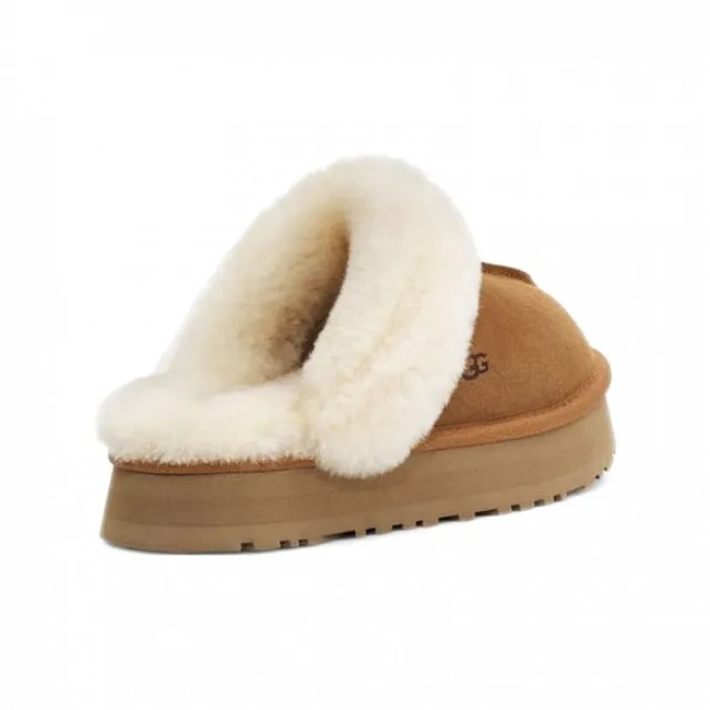 картинка UGG Disquette Slipper Chestnut магазин Одежда+ являющийся официальным дистрибьютором в России 