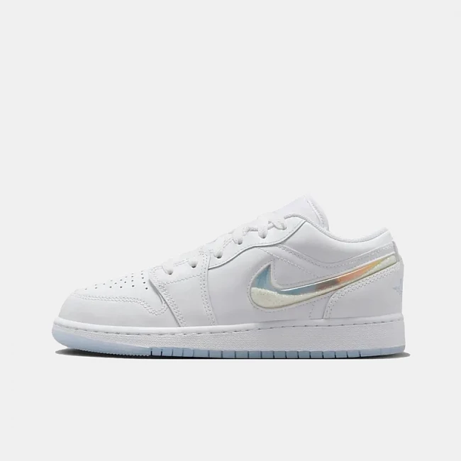 Nike Air Jordan 1 Low SE Glitter Swoosh (GS)