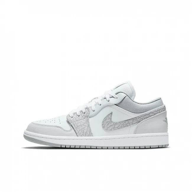 картинка Nike Air Jordan 1 Low PRM "Smoke Grey Elephant" магазин Одежда+ являющийся официальным дистрибьютором в России 