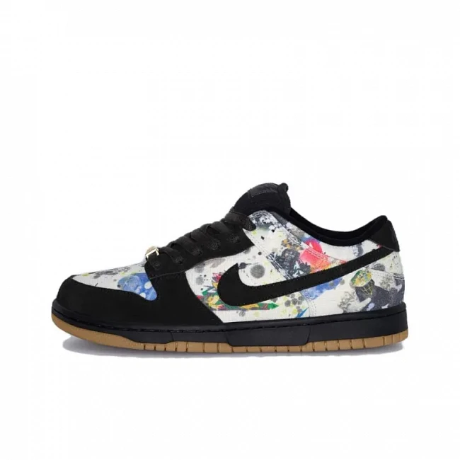 картинка Nike Sb Dunk Low Supreme Rammellzee магазин Одежда+ являющийся официальным дистрибьютором в России 