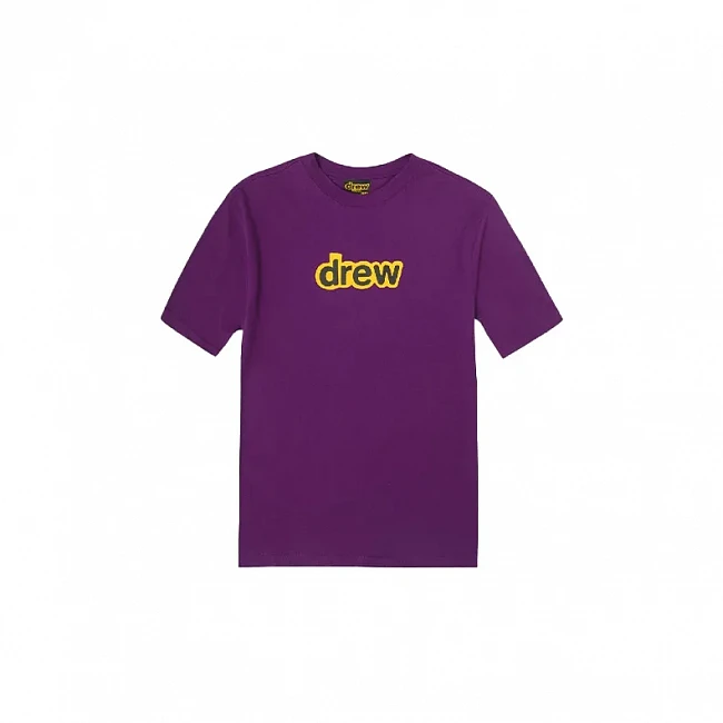 картинка Drew house Футболка фиолетовая магазин Одежда+ являющийся официальным дистрибьютором в России 