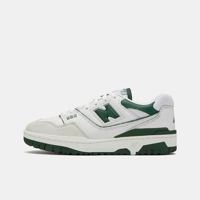картинка New Balance 550 "White Green" магазин Одежда+ являющийся официальным дистрибьютором в России 