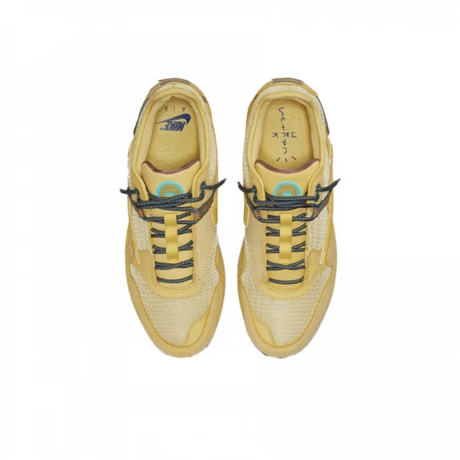 картинка Nike Air Max 1 х Travis Scott Saturn Gold магазин Одежда+ являющийся официальным дистрибьютором в России 