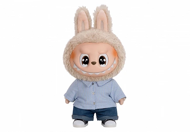 картинка Labubu Flip With Me Vinyl Plush Doll магазин Одежда+ являющийся официальным дистрибьютором в России 