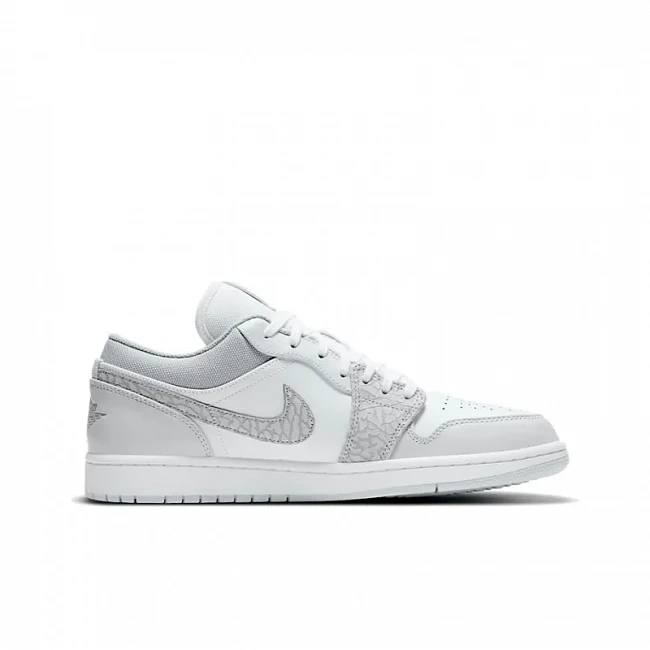 картинка Nike Air Jordan 1 Low PRM "Smoke Grey Elephant" магазин Одежда+ являющийся официальным дистрибьютором в России 