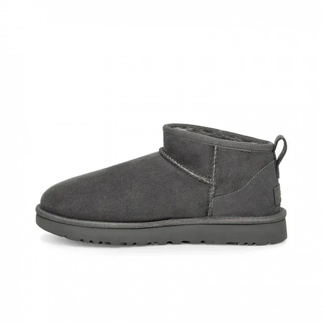 картинка UGG Classic Ultra Mini Grey магазин Одежда+ являющийся официальным дистрибьютором в России 