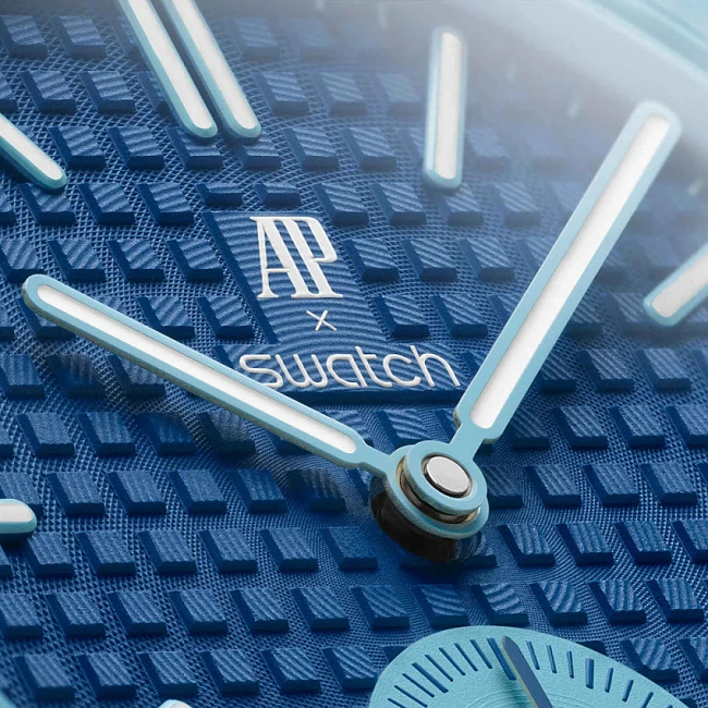 Swatch × Audemars Piguet Bioceramic Royal Pop LAN BA Blue