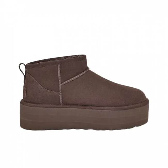 картинка UGG Classic Ultra Mini Platform Burnt Cedar магазин Одежда+ являющийся официальным дистрибьютором в России 