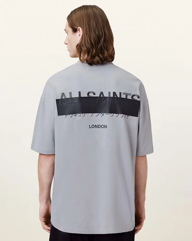 картинка Redact Oversized Embroidered Logo T-Shirt от магазина Одежда+