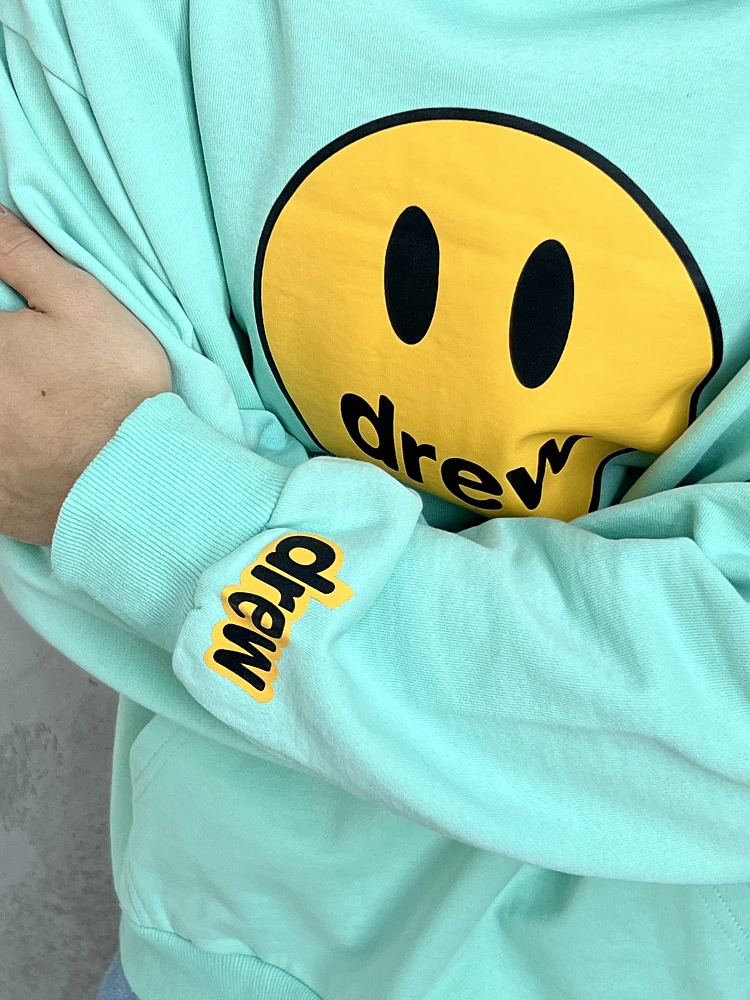 картинка Drew House худи «Smile» мятный от магазина Одежда+