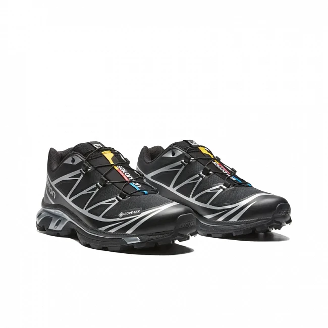 картинка SALOMON XT 6 Gore Tex 'Black Silver' магазин Одежда+ являющийся официальным дистрибьютором в России 