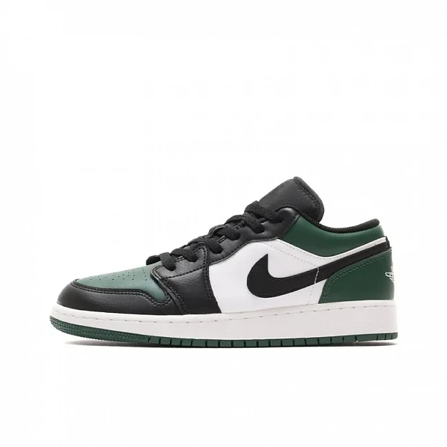 картинка Nike Air Jordan 1 Low GS "Green Toe" магазин Одежда+ являющийся официальным дистрибьютором в России 